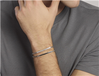 Bracciale Mabina Uomo COSMOPOLITAN in Argento Zirconia 533829 - 533829